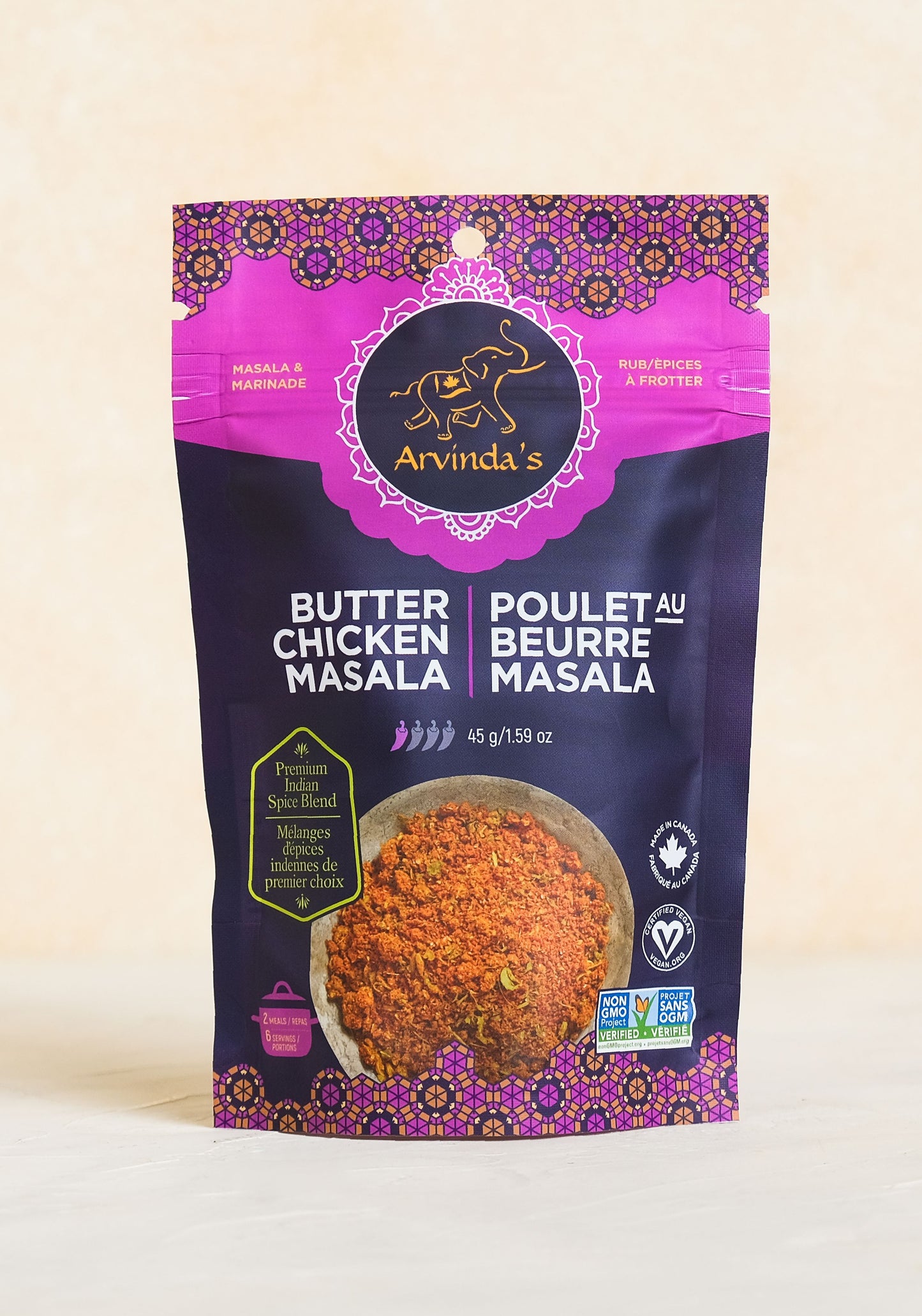 Arvinda's Butter Chicken Masala - Stand-up Pouch