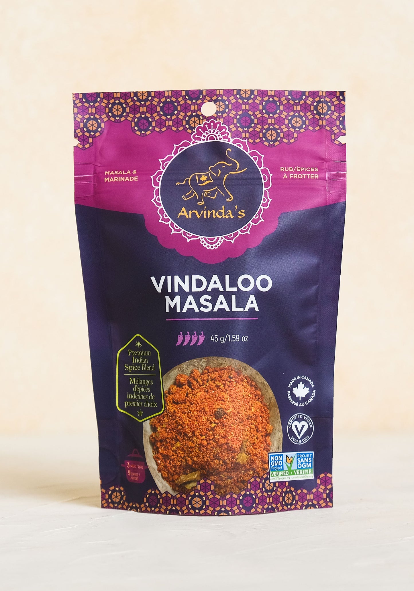Arvinda's Vindaloo Masala - Stand-up Pouch