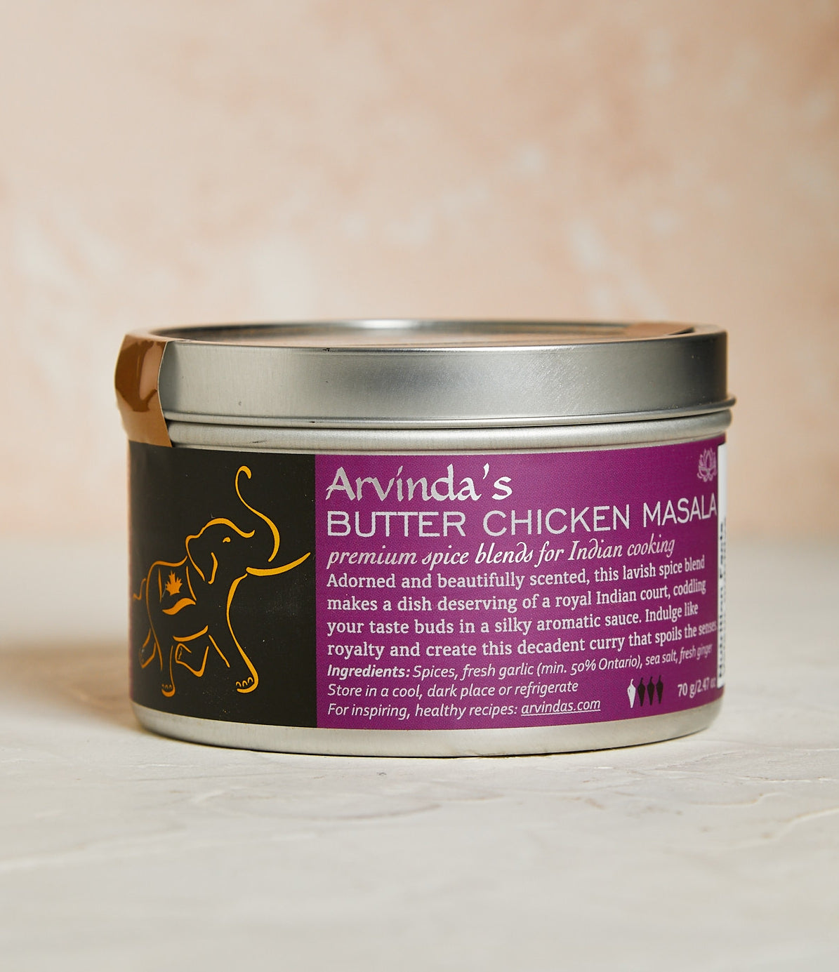 Arvinda's Six Tins & Cookbook Set