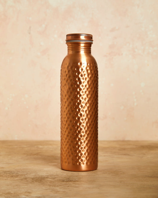 Hammered Copper Water Bottle (900 mL)