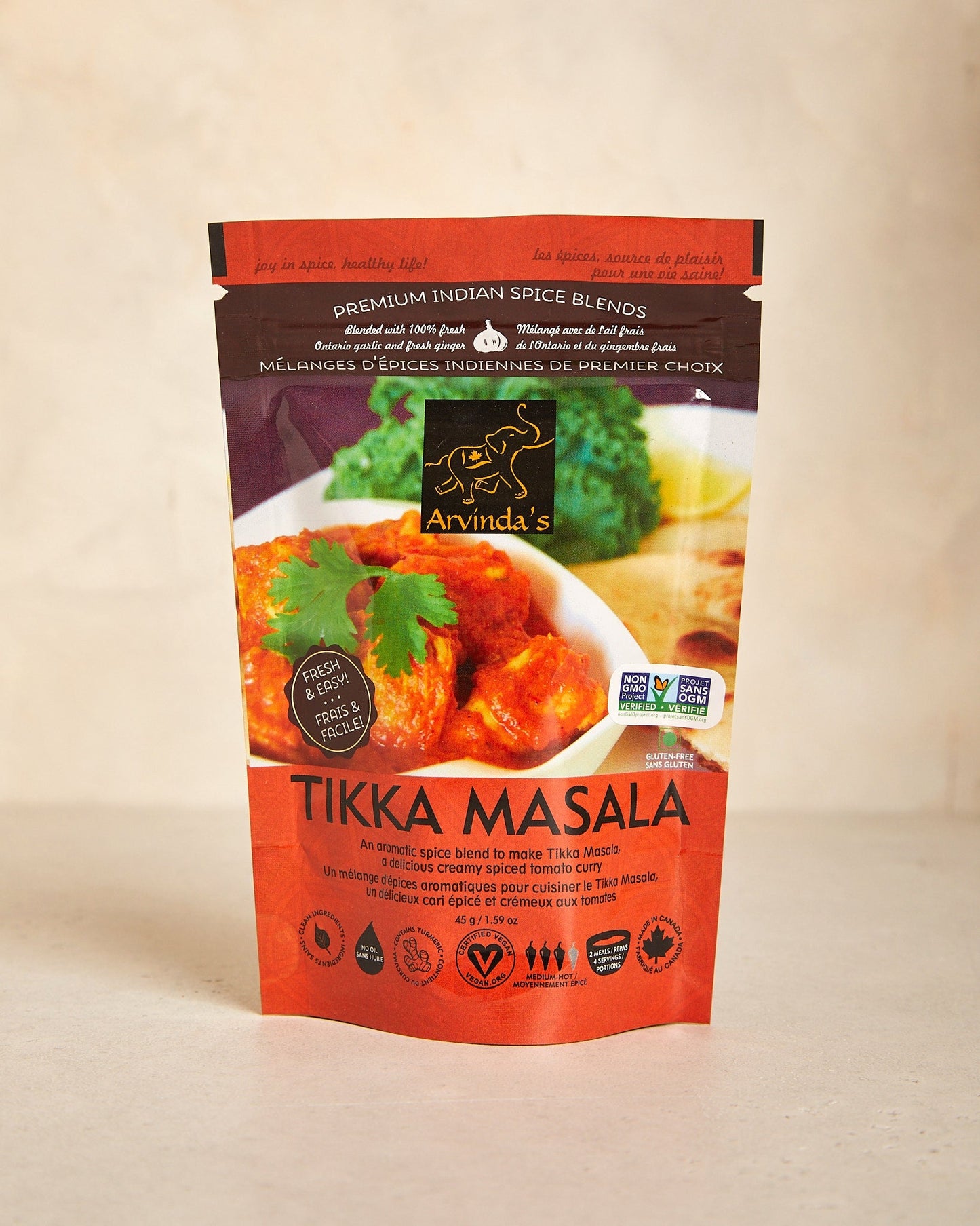 Arvinda's Tikka Masala - Stand-up Pouch (Retro Design)